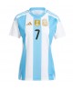 Günstige Argentinien Rodrigo De Paul #7 Heimtrikot Damen Copa America 2024 Kurzarm
